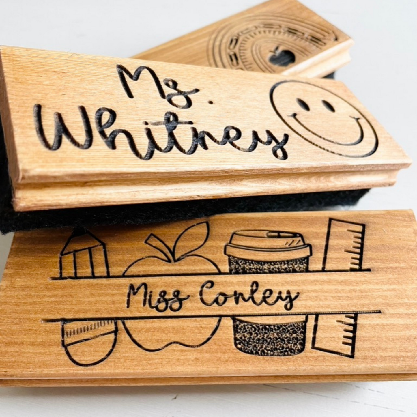 Engraved Erasers