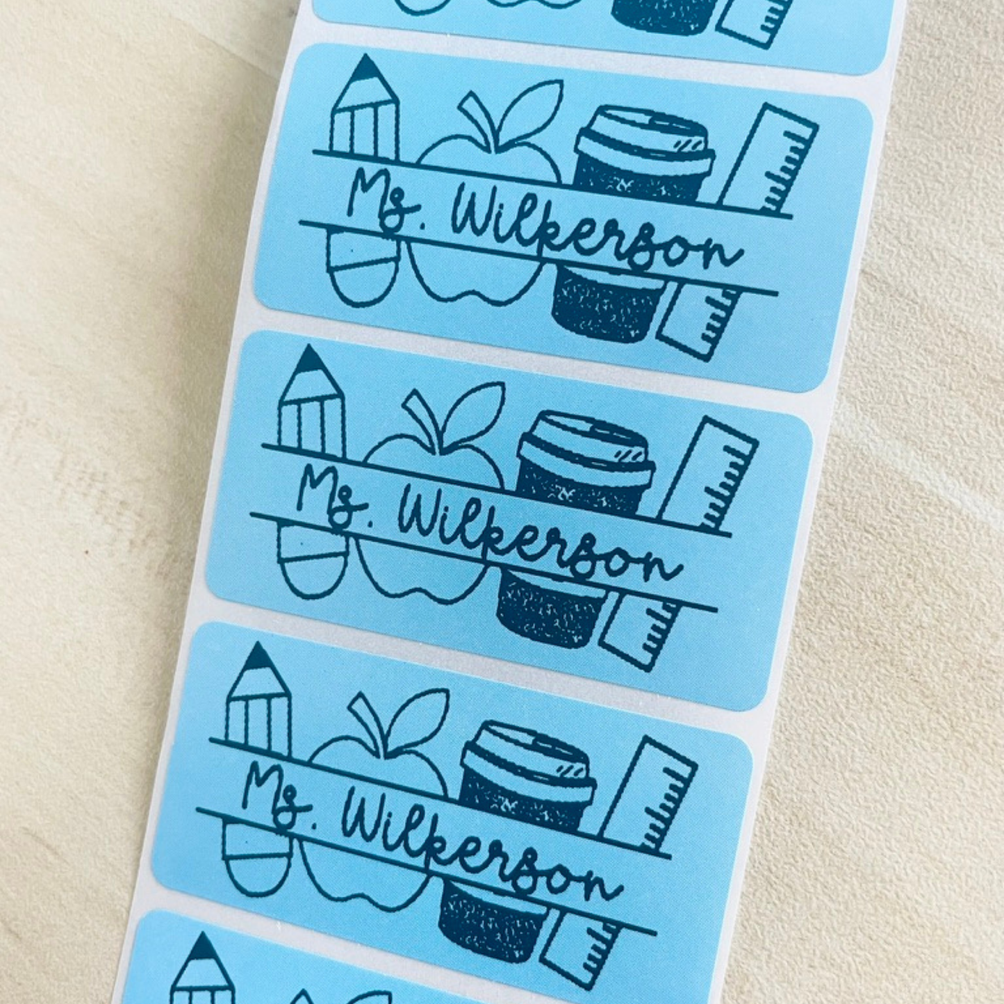 Teacher Label Stickers