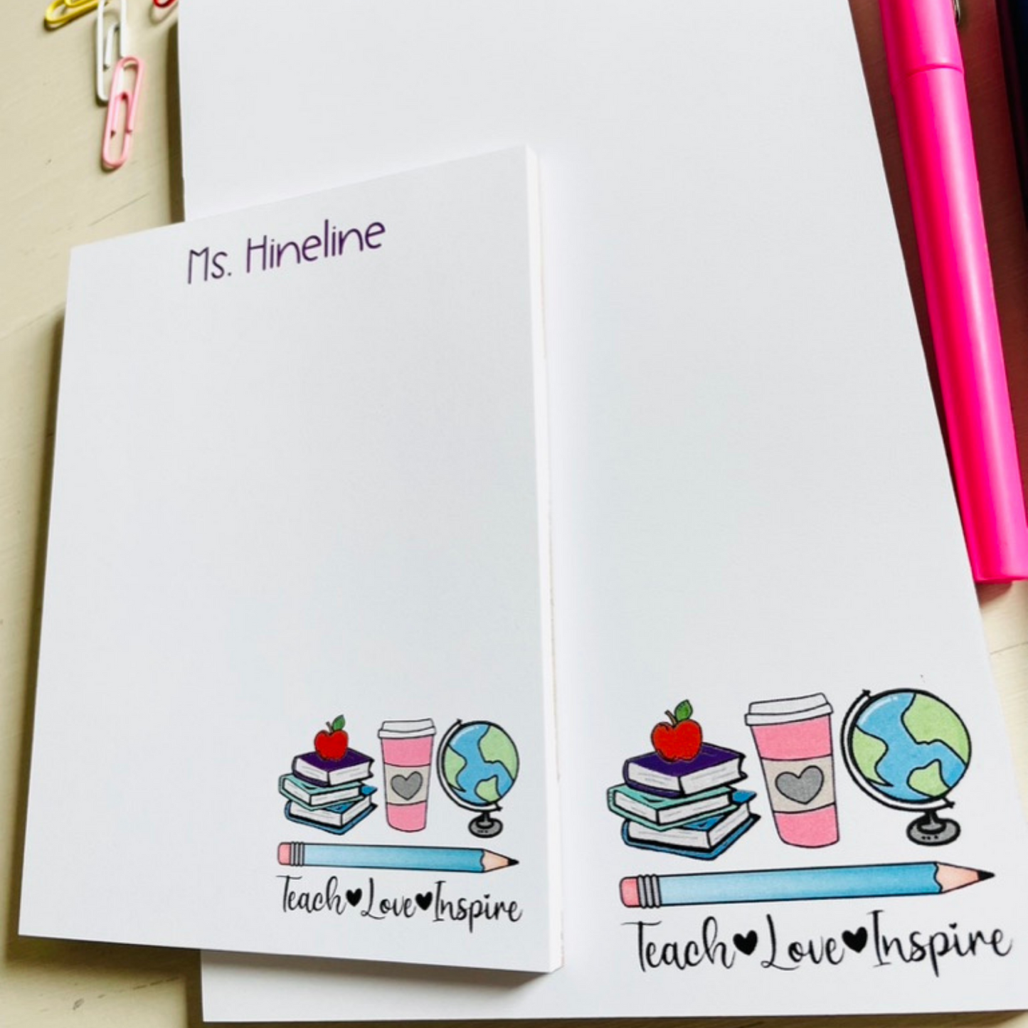 Teach Love Inspire Notepad