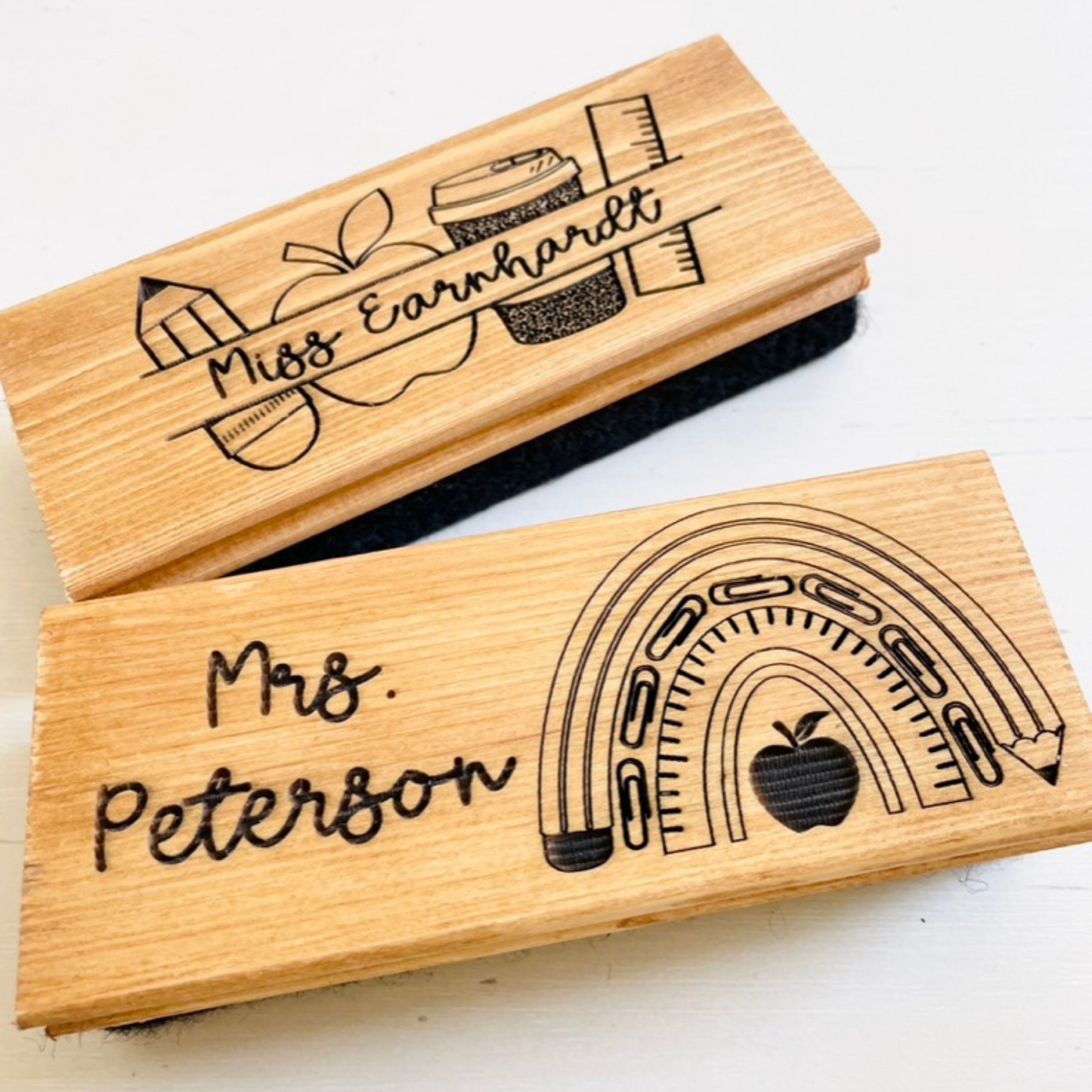 Engraved Erasers