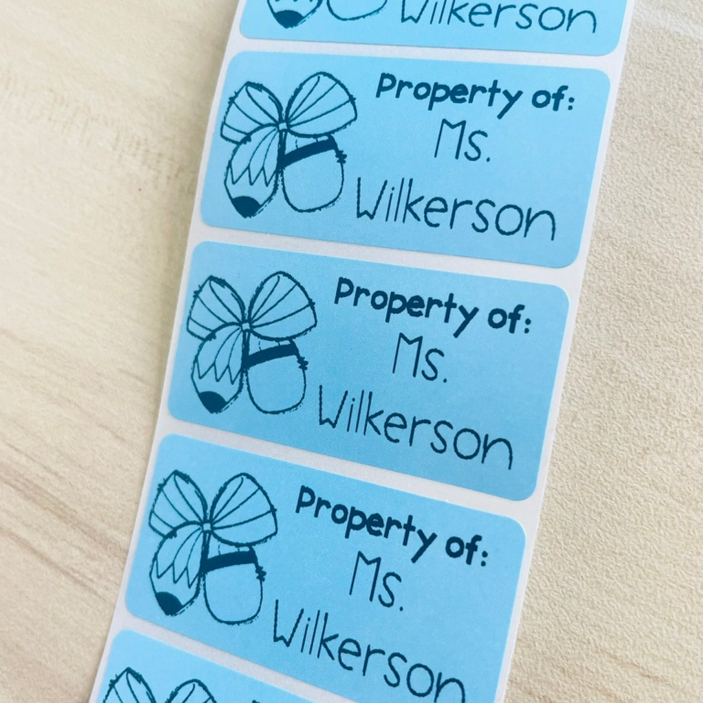 Teacher Label Stickers