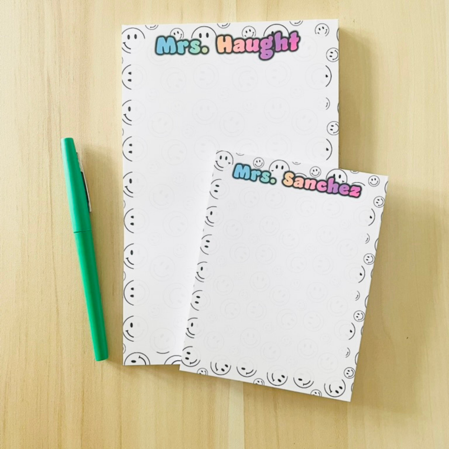 Retro Smile Notepad