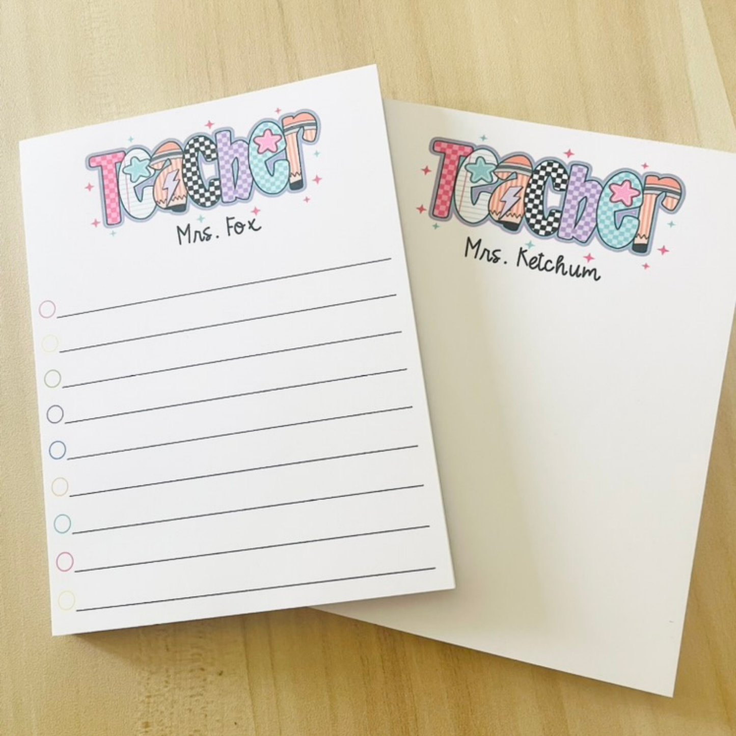 Funky Teacher Notepad