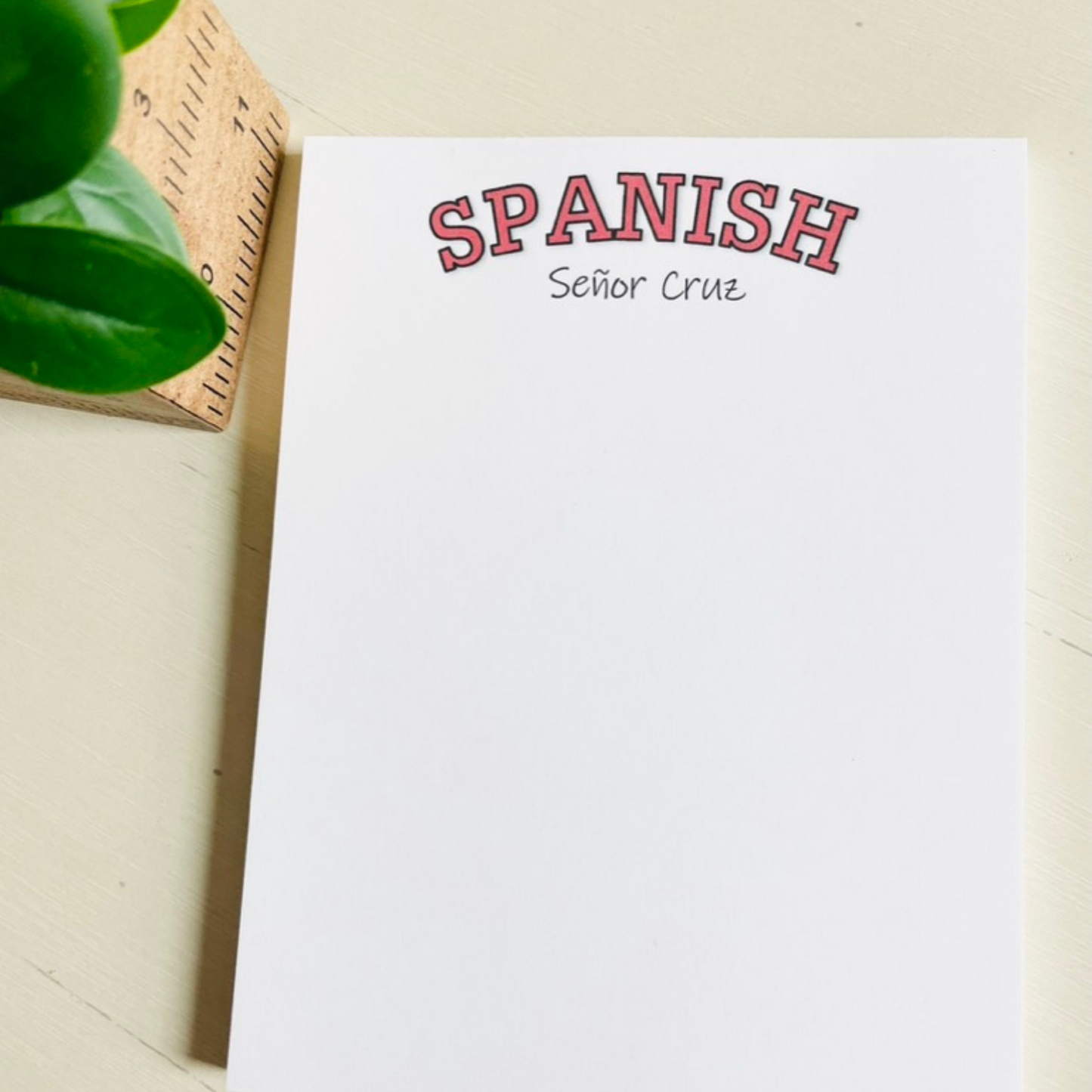 Customize Teacher Job Notepad