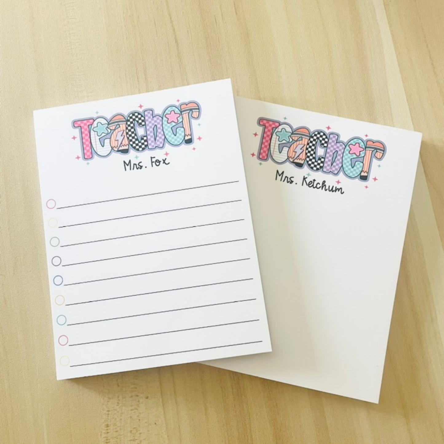 Funky Teacher Notepad