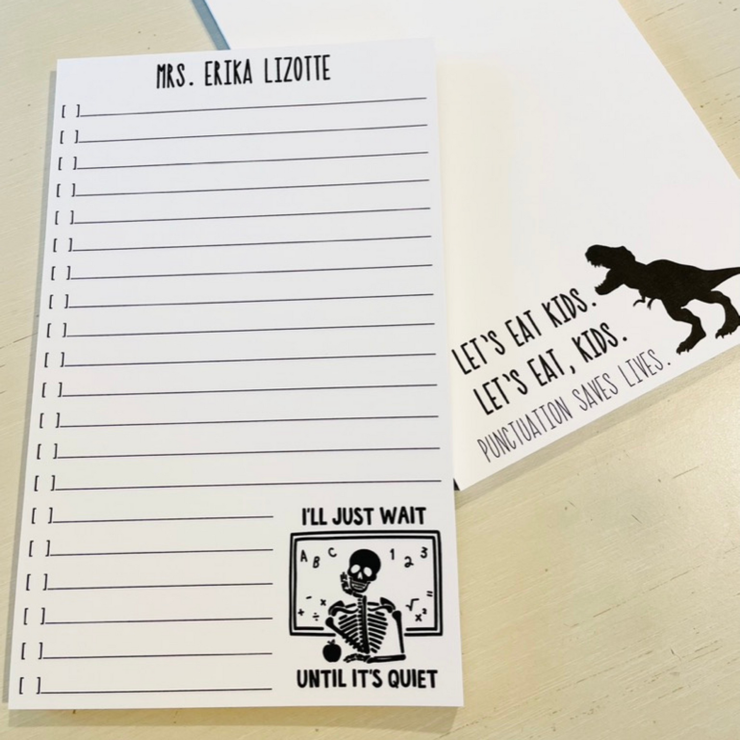 Wait Until it's Quiet Notepad