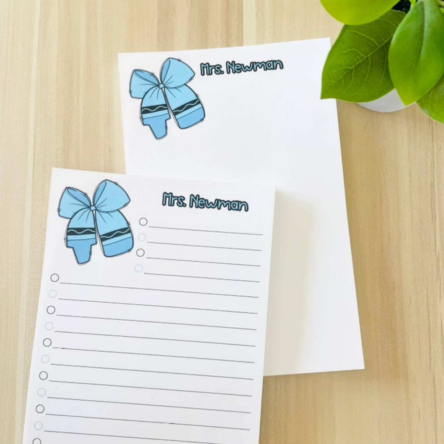 Colorful Bow Notepad