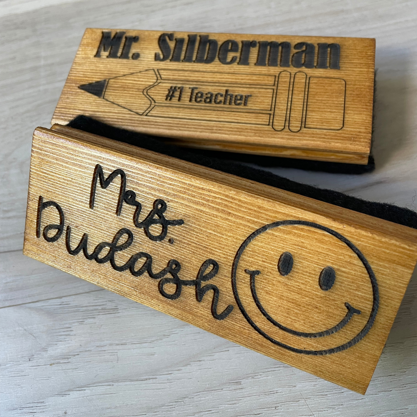 Engraved Erasers