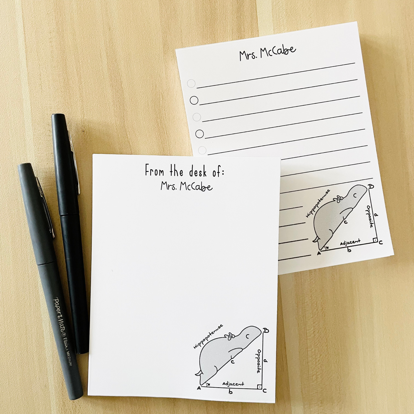 Hippopotenuse Notepad