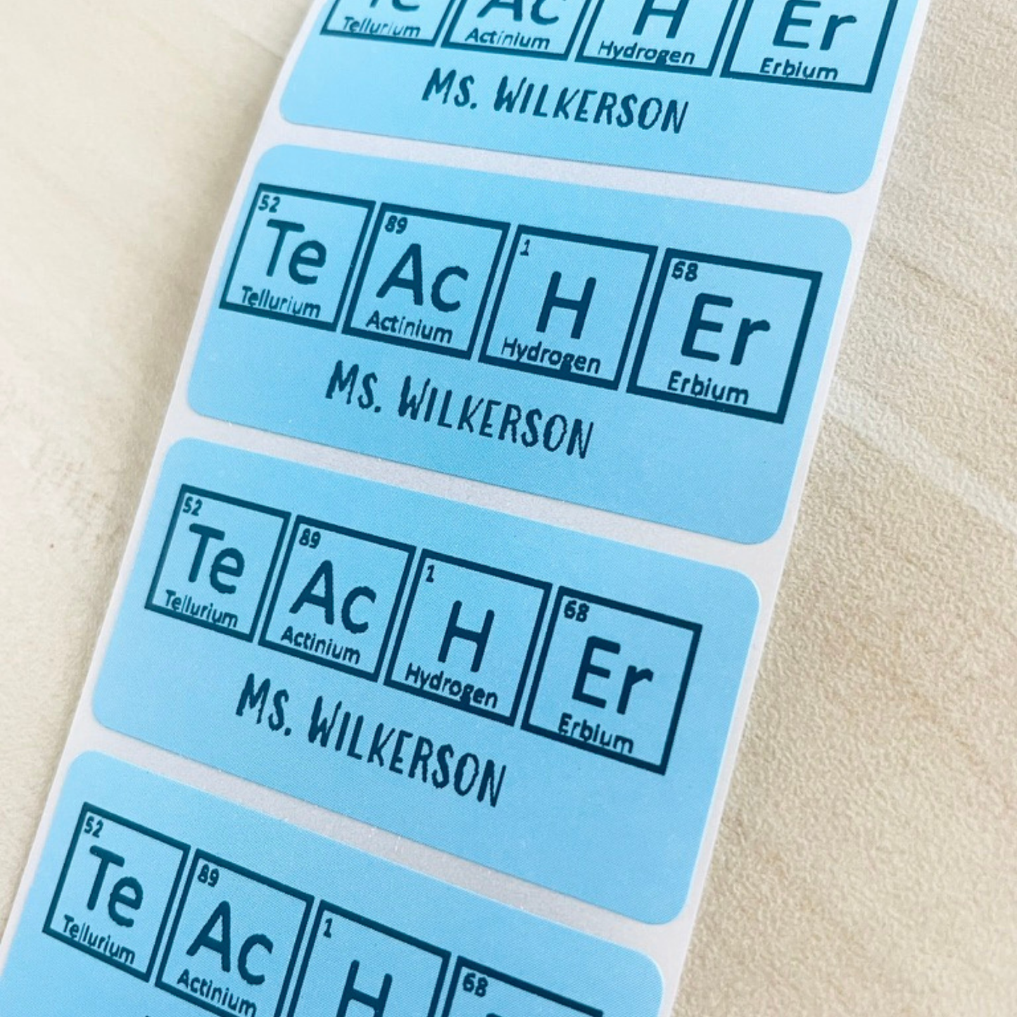 Teacher Label Stickers