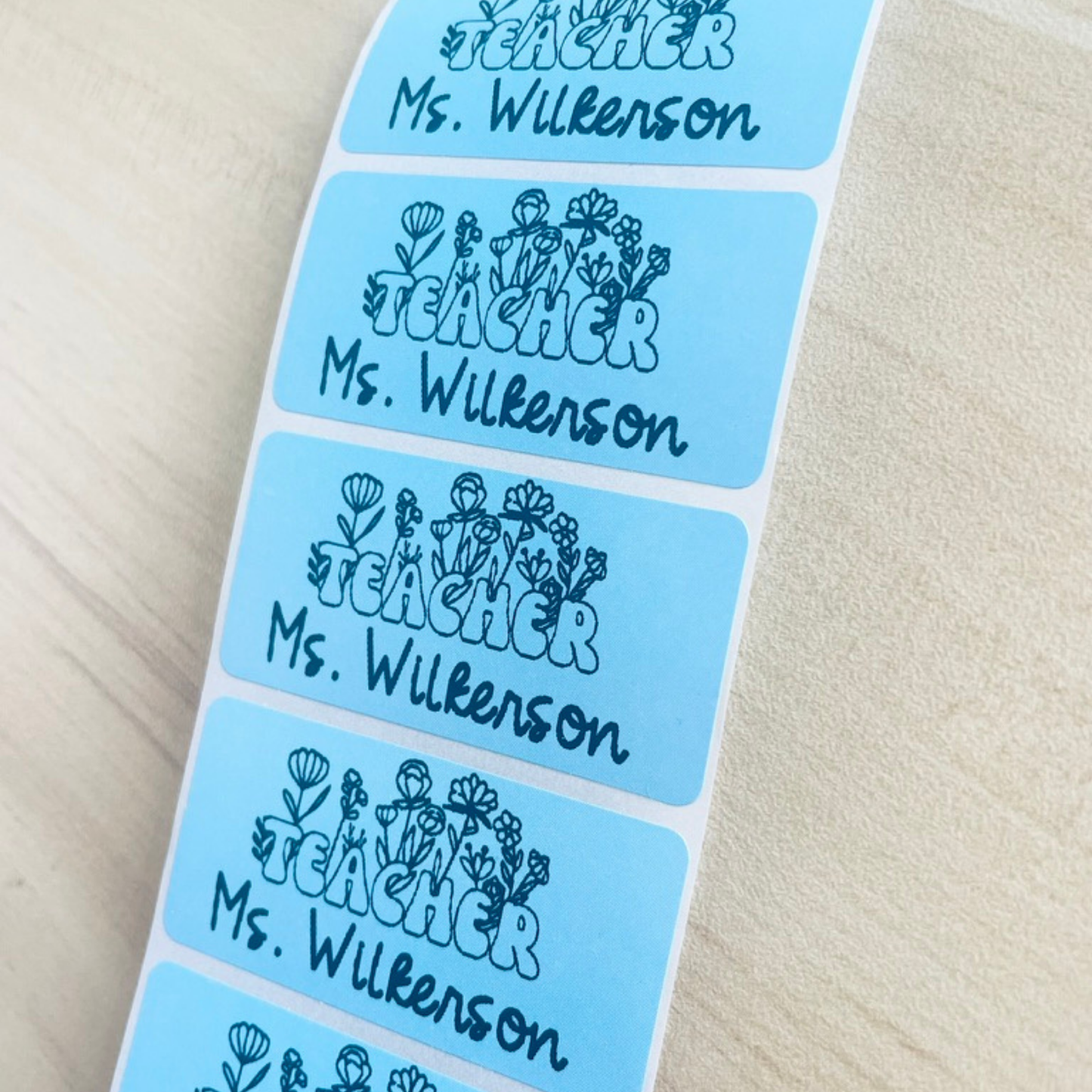Teacher Label Stickers