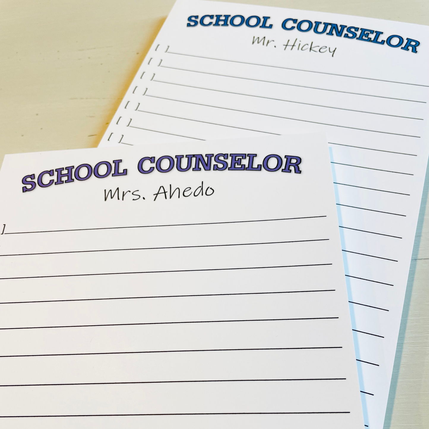 Customize Teacher Job Notepad