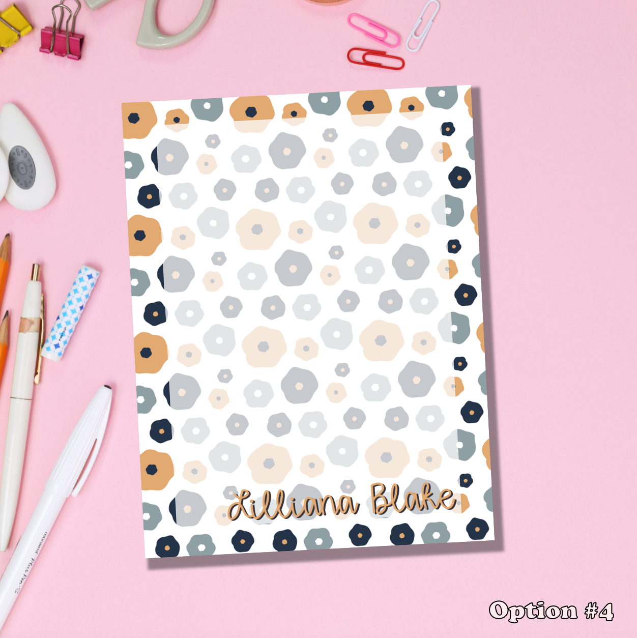 Boho Flower Notepad