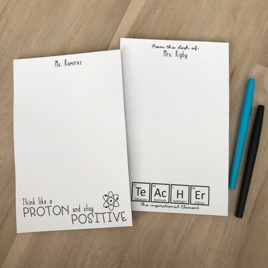 Science Teacher Notepad