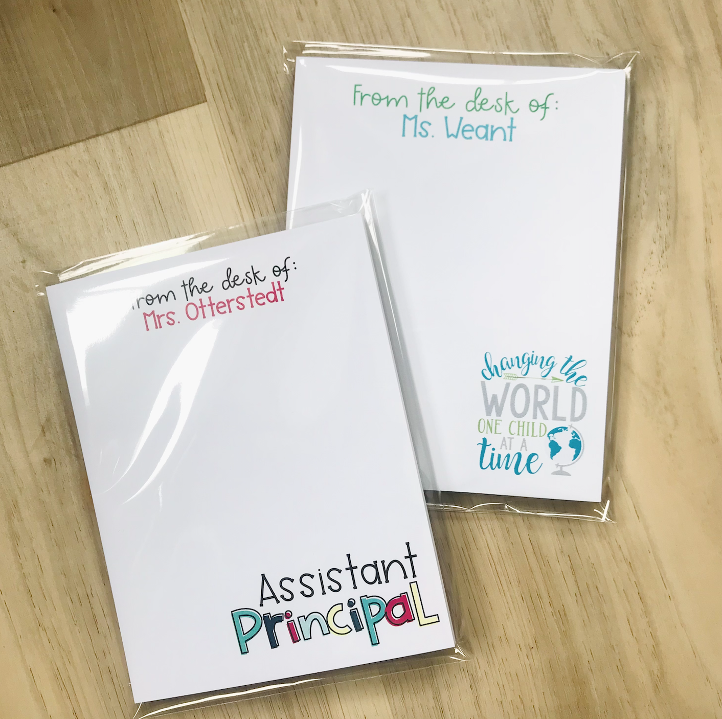 Changing the World Teacher Notepad