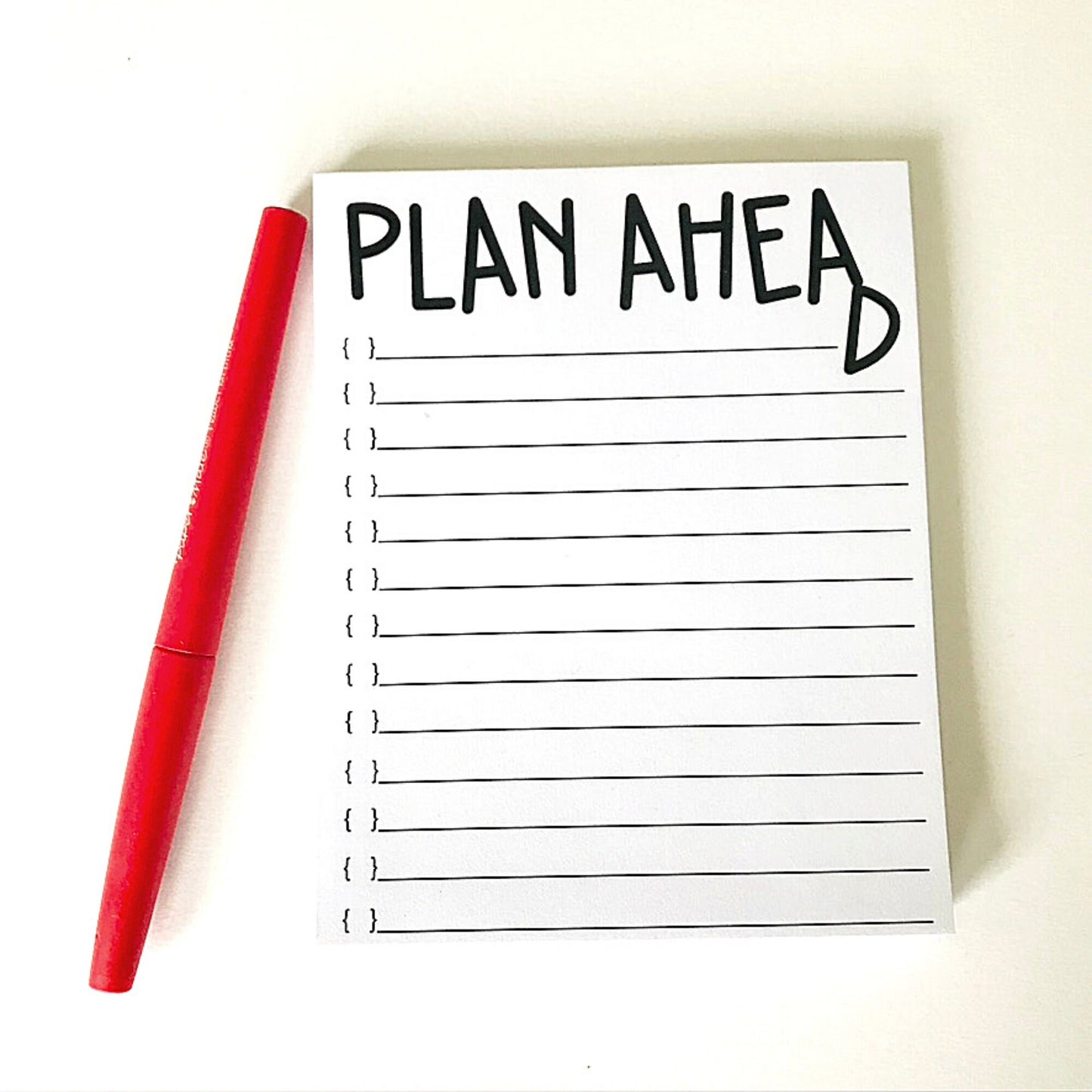 Plan Ahead To Do List