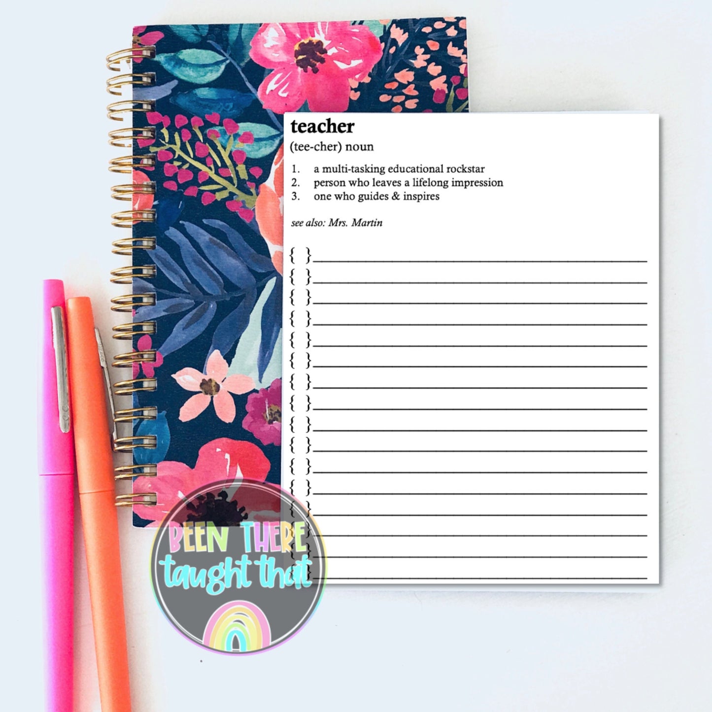 Define Teacher Notepad