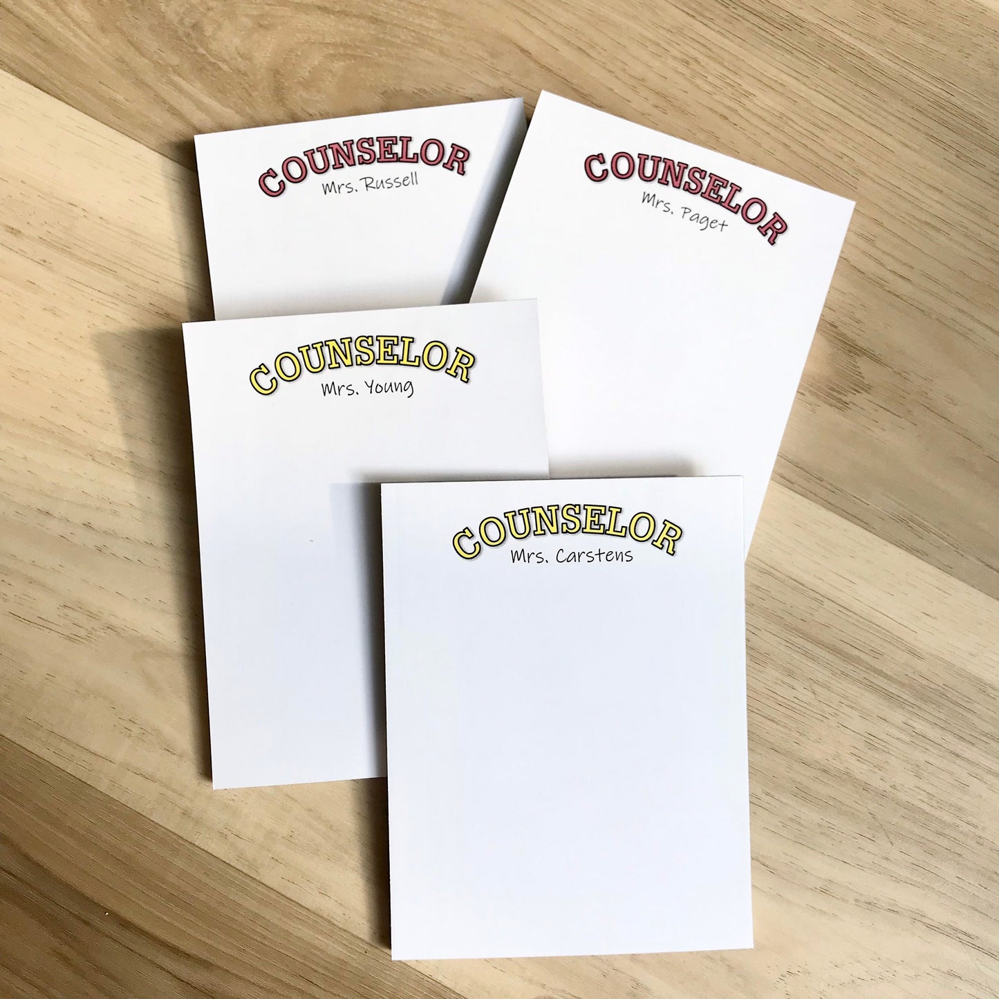Customize Teacher Job Notepad
