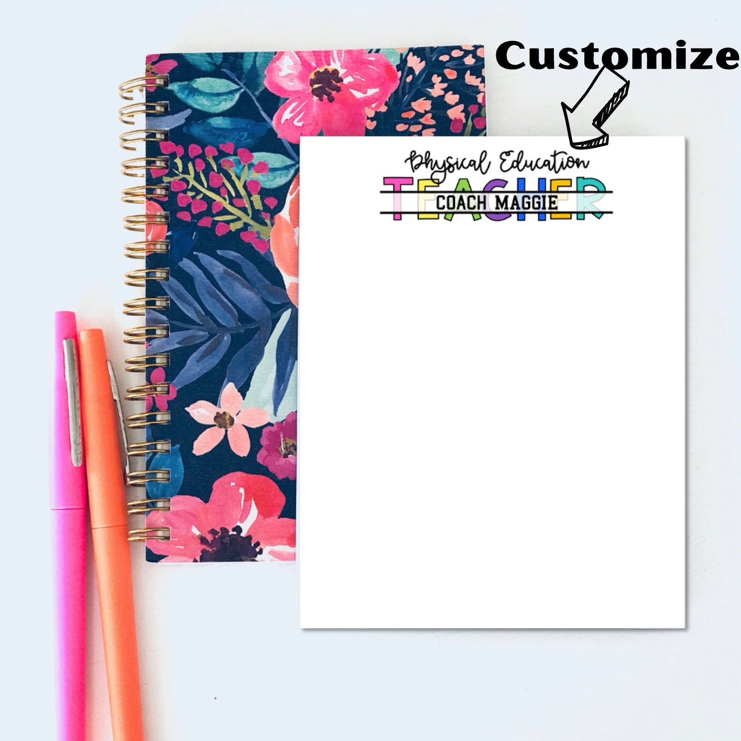 Colorful Teacher Title