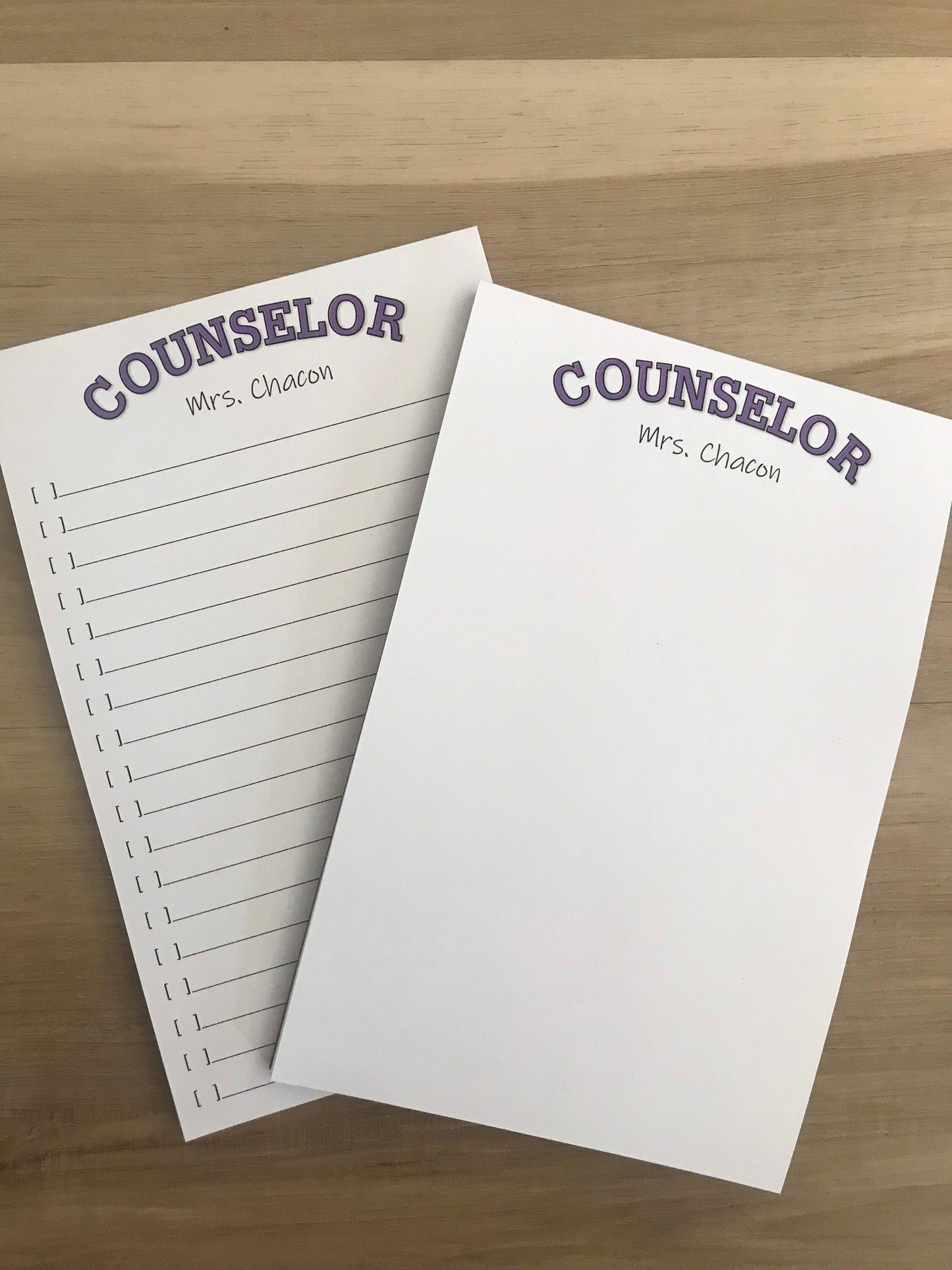 Customize Teacher Job Notepad