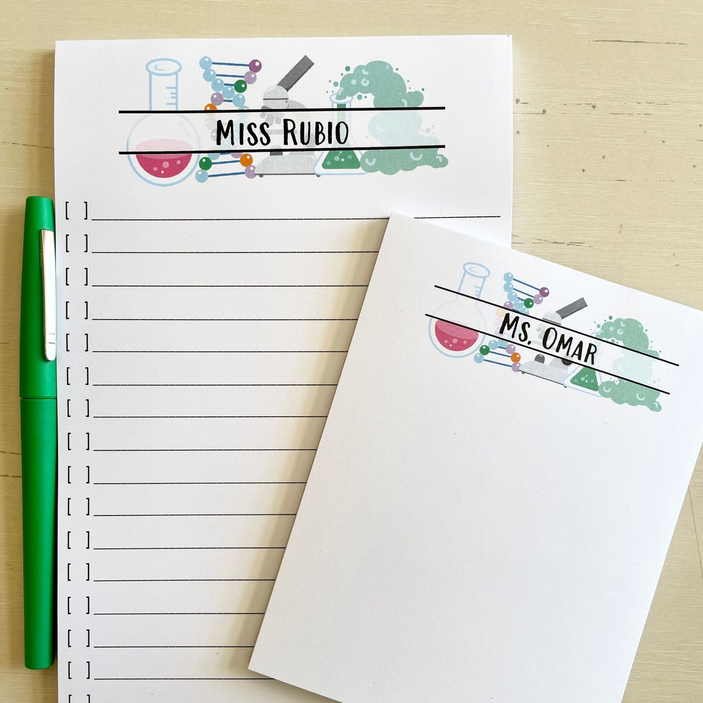Science Teacher Notepad