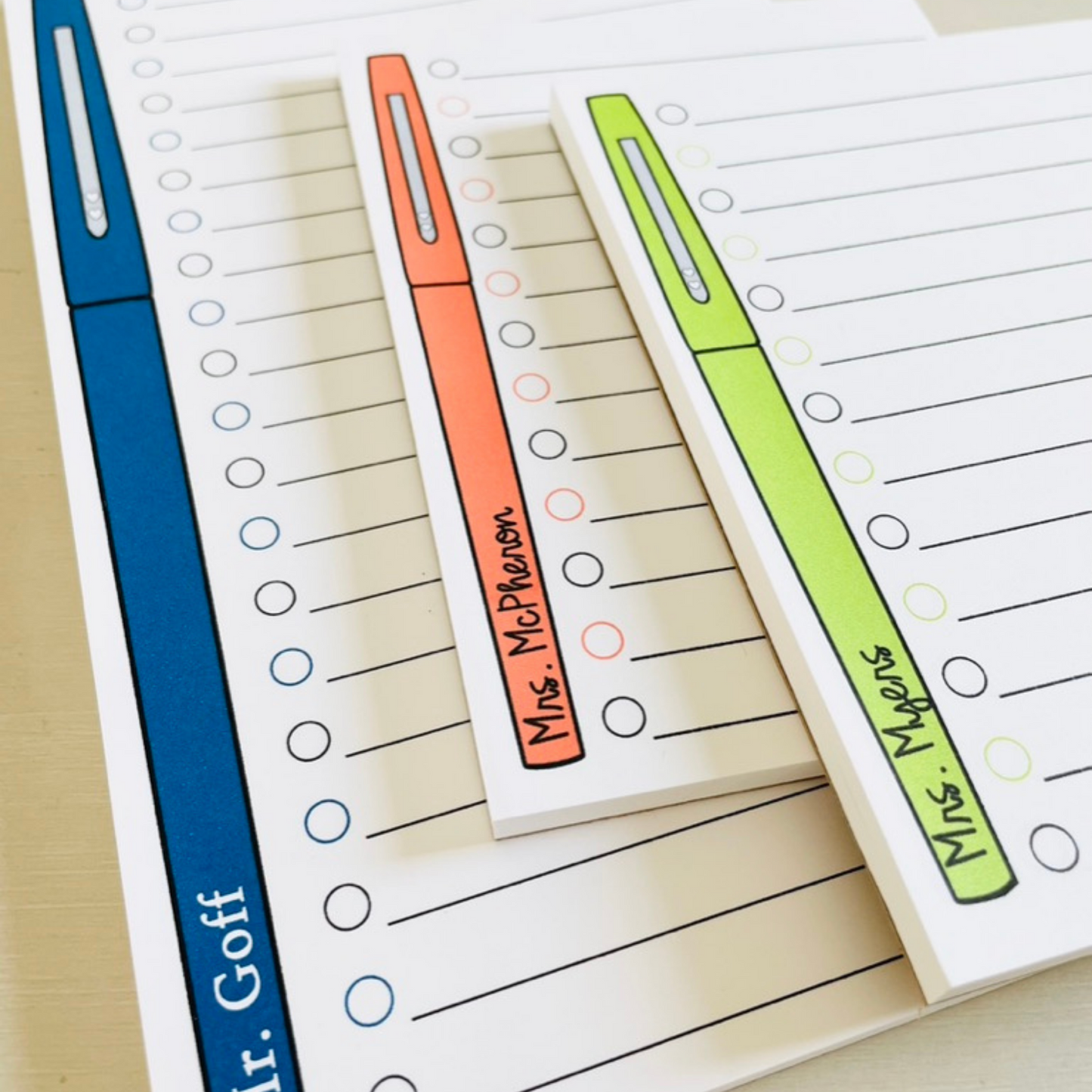 Cute Colorful Pen Notepad