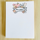 Pastel Teacher Supply Header Notepad