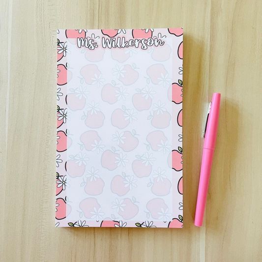 Apple Daisy Notepad