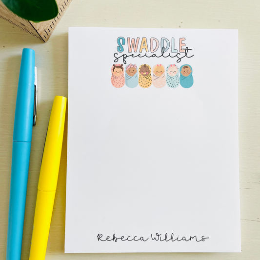 Swaddle Specialist Notepad