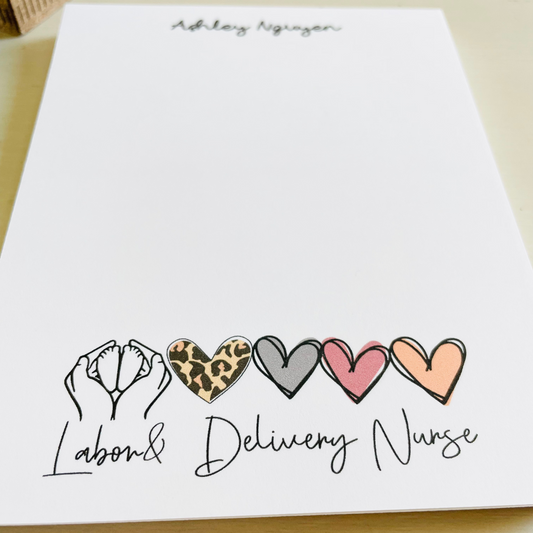 Labor & Delivery Nurse Notepad