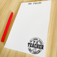 PE Teacher Notepad
