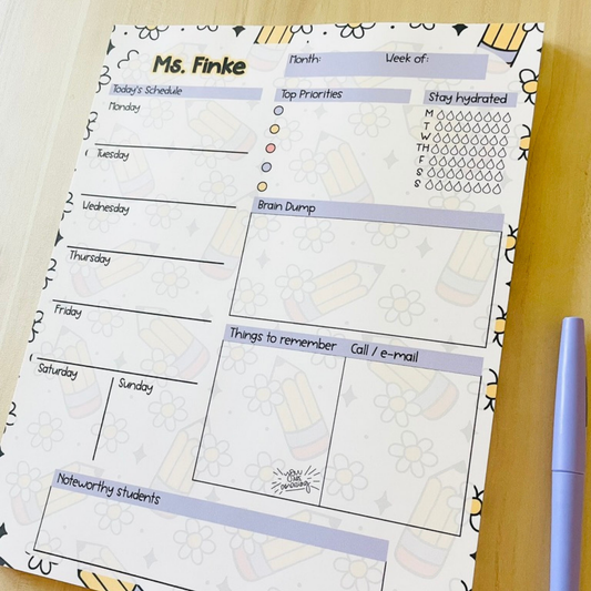 Pencils & Daisy Planner
