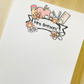 Pastel Teacher Supply Header Notepad
