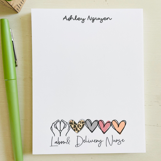 Labor & Delivery Nurse Notepad