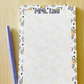 Pencils & Daisy Notepad