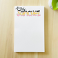 Personalized Pencil Themed Notepad