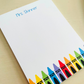 Crayon Teacher Notepad