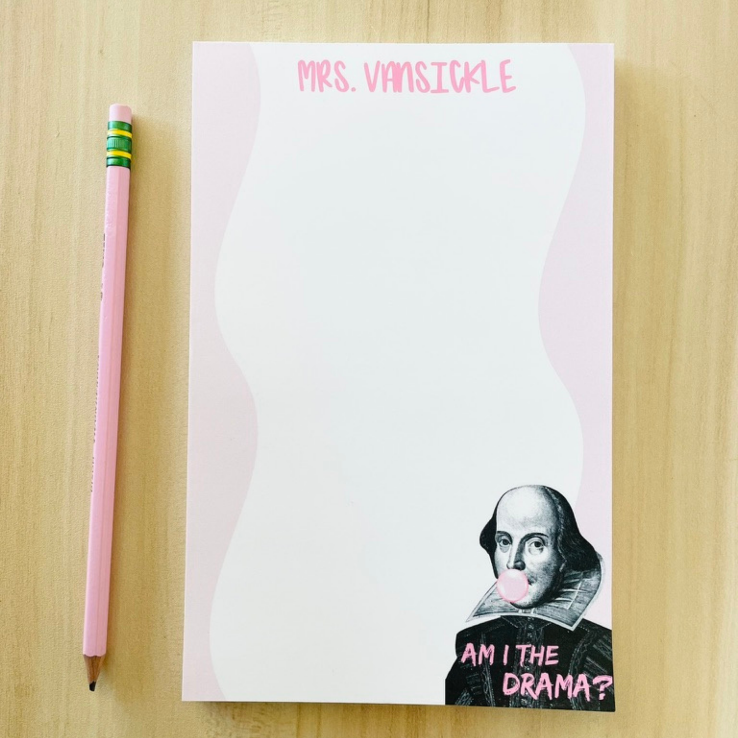 Am I the Drama? Personalized Shakespeare Notepad