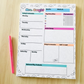 Retro Smiley Teacher Weekly Planner