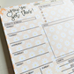 Weekly Organizer Notepad