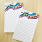 Colorful Music Teacher Notepad