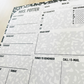 Composition Style Weekly Planner