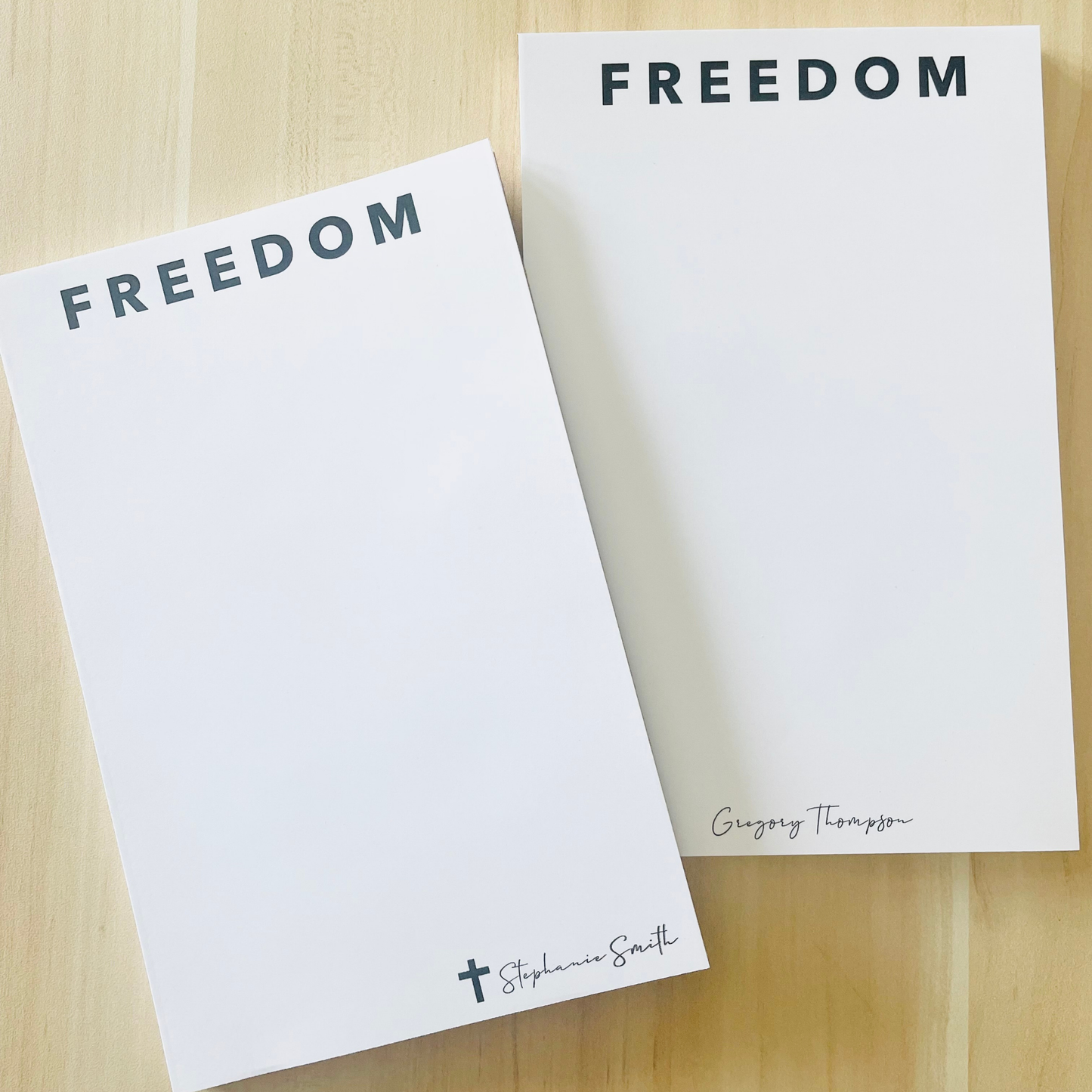 Charlie Kirk Freedom Notepad