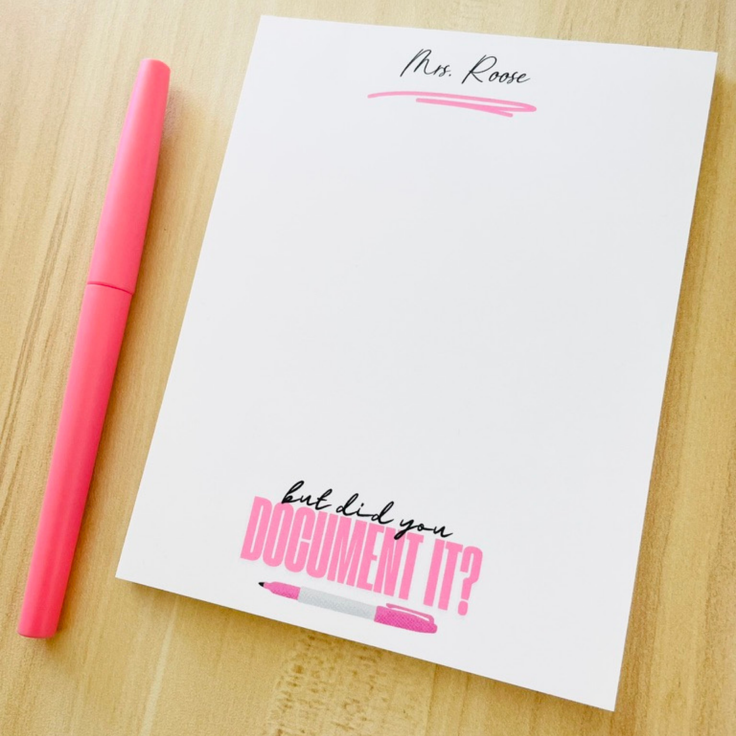 But Did you Document it? - Notepad