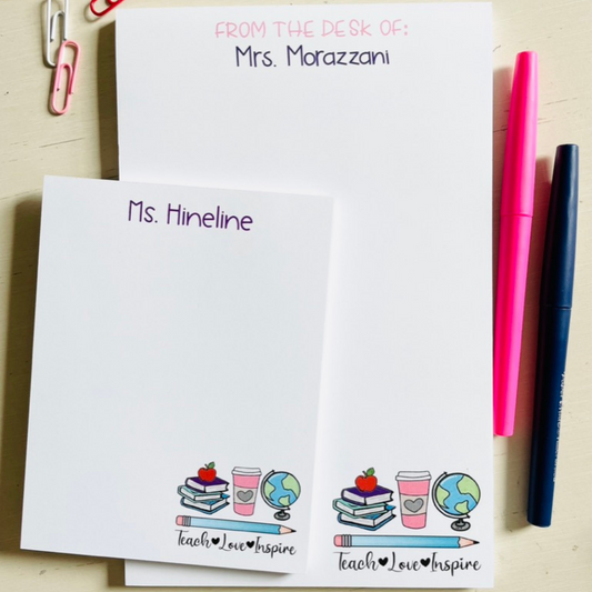 Teach Love Inspire Notepad