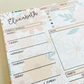Weekly Organizer Notepad