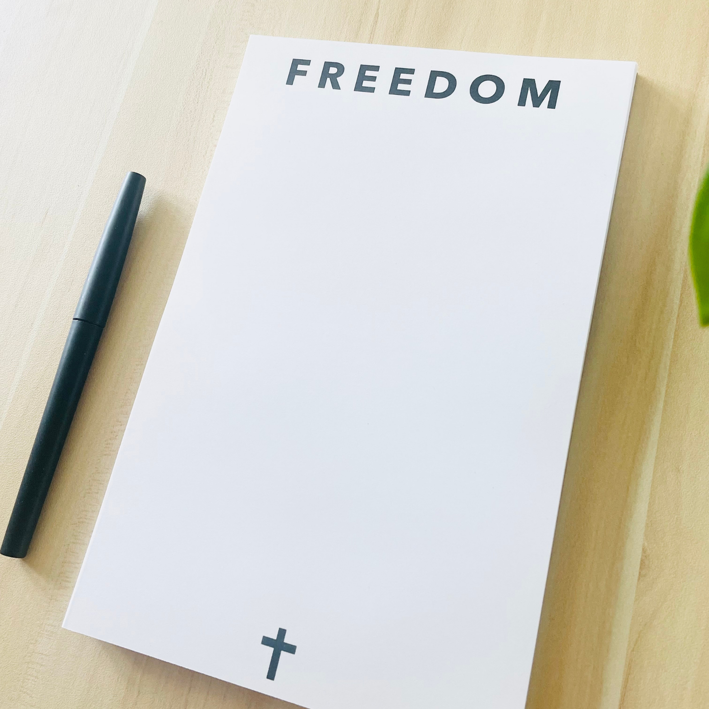 Charlie Kirk Freedom Notepad