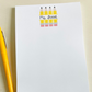 Pencil Personalized Teacher Notepad