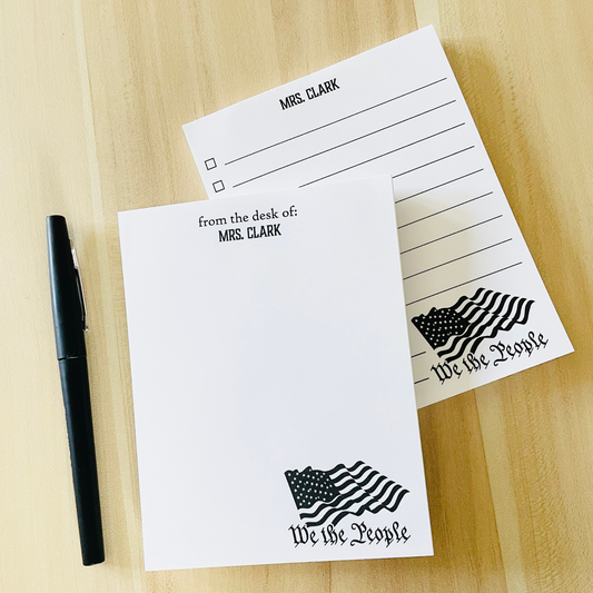 We The People with Flag