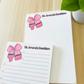 Colorful Bow Notepad